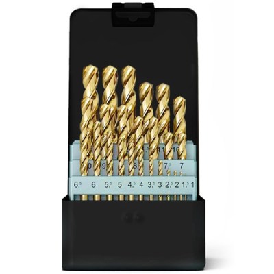 M35 HIGH SPEED STEEL COBALT DRILL BITS SET 25PCS